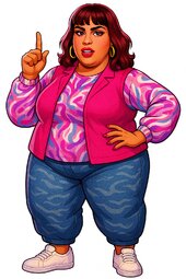 Siendokam o Kamilo Mora Youtuber Colombiano y miembro del Real Team Gordo meme de Rasputia Versión mujer de la Travatón CON EXPRESIONES FACIALES EN BOCA Y CEJAS